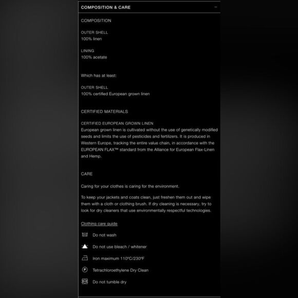 NWT ZARA LINEN BLAZER - Picture 5 of 9